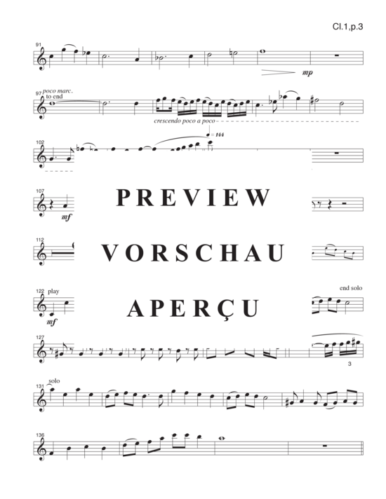Product gallery: Page 20 of 21 Levi´s Dream , , (2 clarinets in B flat, alto clarinet in E flat/soprano in B flat and bass clarinet in B flat)