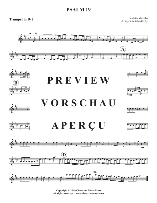 gallery: Psalm 19 , , (Blechbläser Quintett)