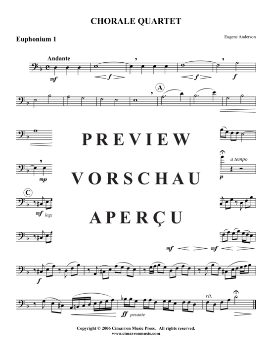 Product gallery: Page 4 of 7 Chorale Quartet , , (Tuba Quartet: 2x Baritone, 2xTuba)