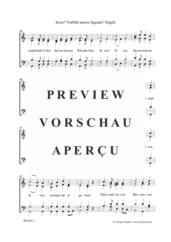 gallery: Jesus! Vorbild unsrer Jugend, , Gemischter Chor