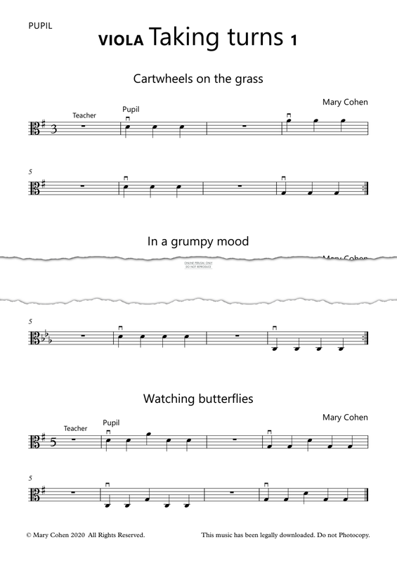 Produktgalerie: Seite 1 von 1 Taking Turns 1, Mary Cohen, Viola
