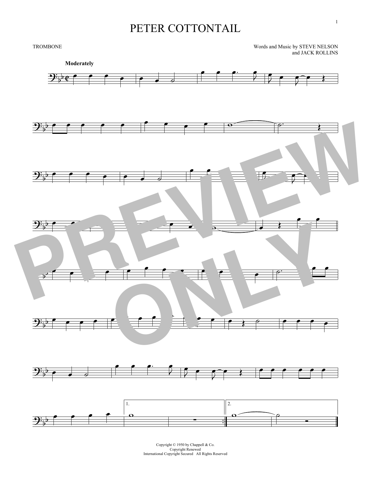 Product gallery: Page 1 of 1 Peter Cottontail, Steve Nelson