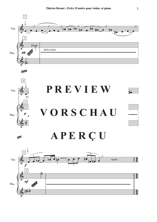 Product gallery: Page 4 of 18 Perles d'Ambre , , (violin + piano)
