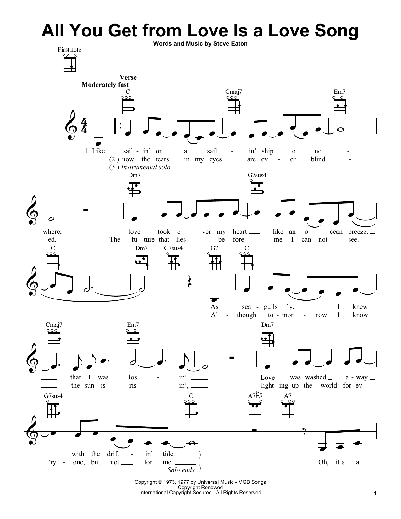 Product gallery: Page 1 of 1 All You Get From Love Is A Love Song, The Carpenters