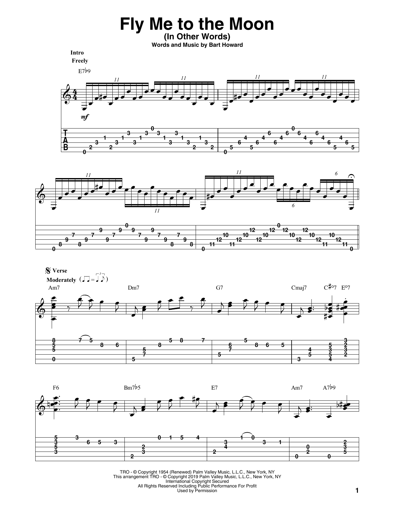Produktbild zu: Fly Me To The Moon (In Other Words) (arr. Bill LaFleur)