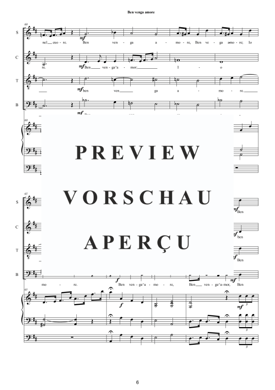 Product gallery: Page 7 of 11 Ben venga amore, , Mixed Choir and Organ