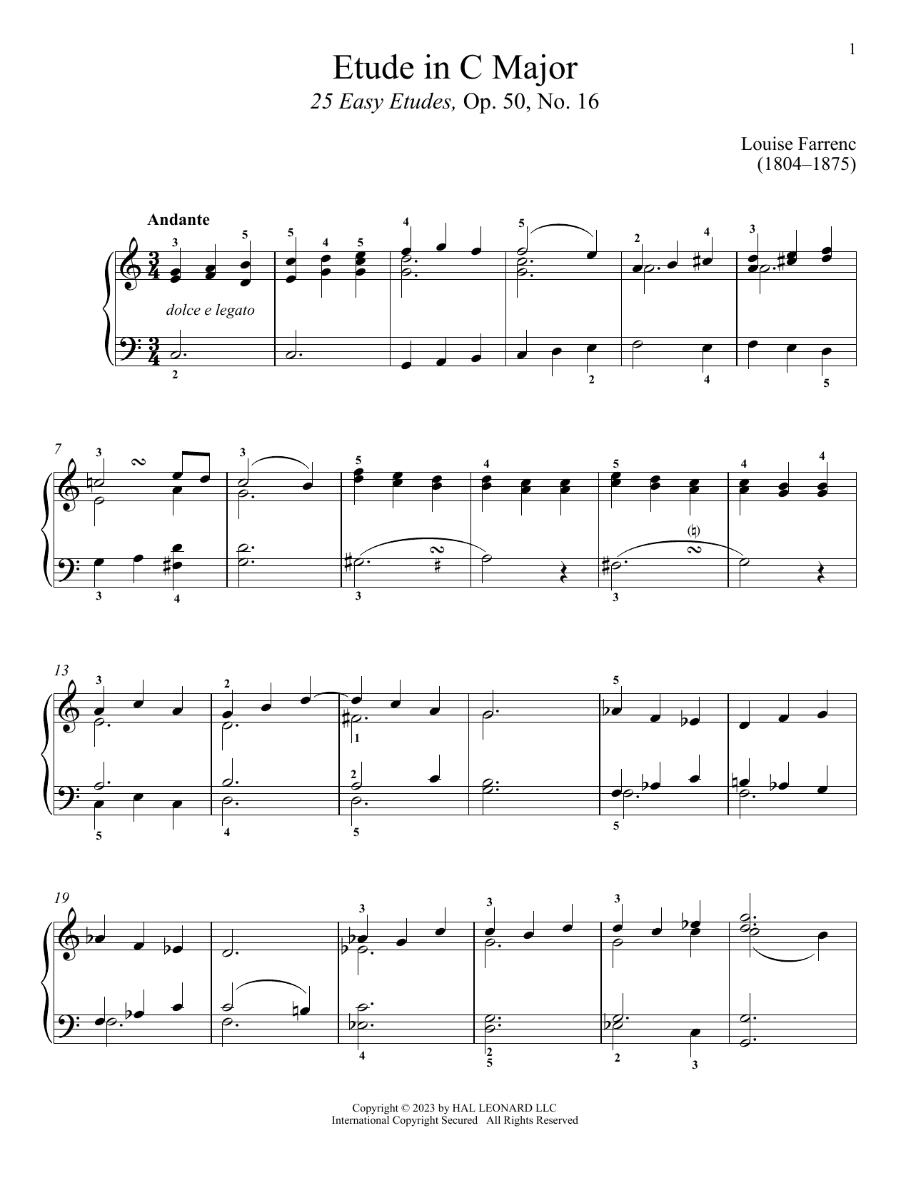 Product picture to: Etude in C Major