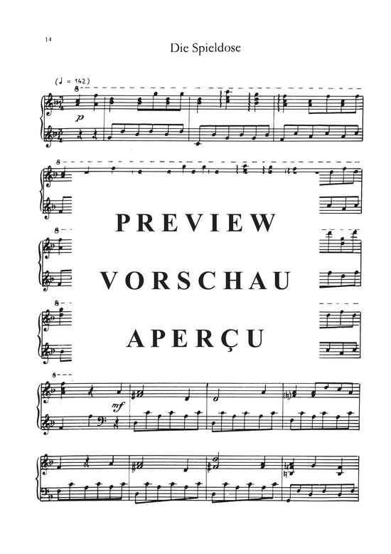 Product gallery: Page 17 of 21 Die Spieldose , , (Piano solo easy)
