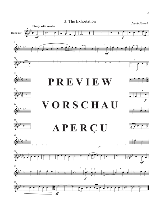 Produktgalerie: Seite 14 von 21 3 Early American Shaped Note Anthems, , (2xTrompete in B, Horn in F, Posaune)