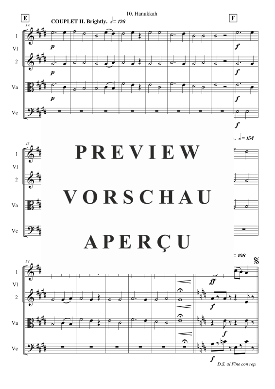 gallery: Hanukkah, , Streicher Quartett