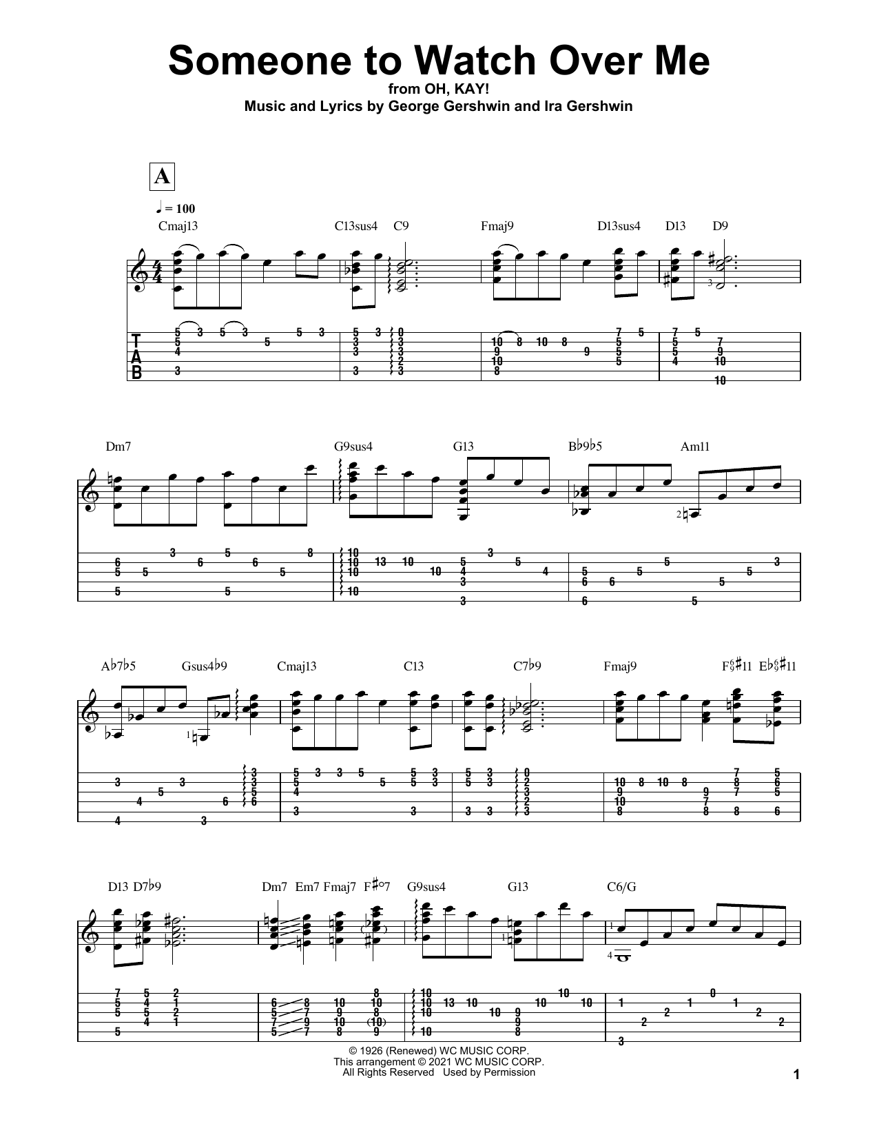 Produktbild zu: Someone To Watch Over Me (arr. Matt Otten)