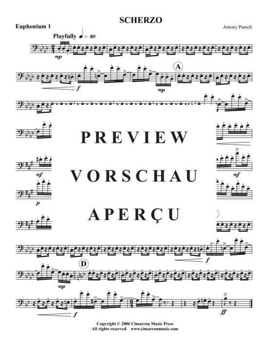 Product gallery: Page 4 of 9 Scherzo , , (Tuba Quartet: 2x Baritone, 2xTuba)
