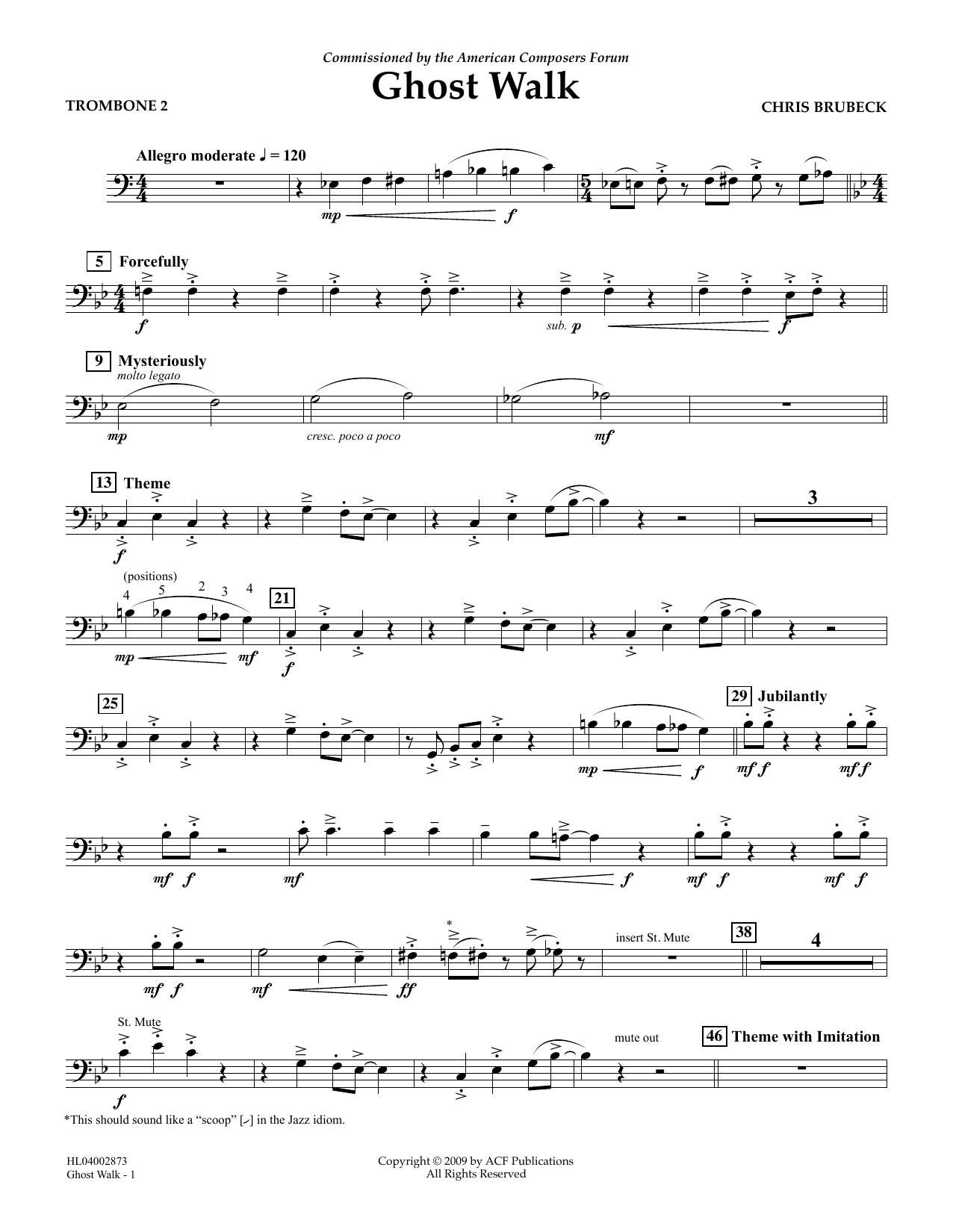 Product picture to: Ghost Walk - Trombone 2