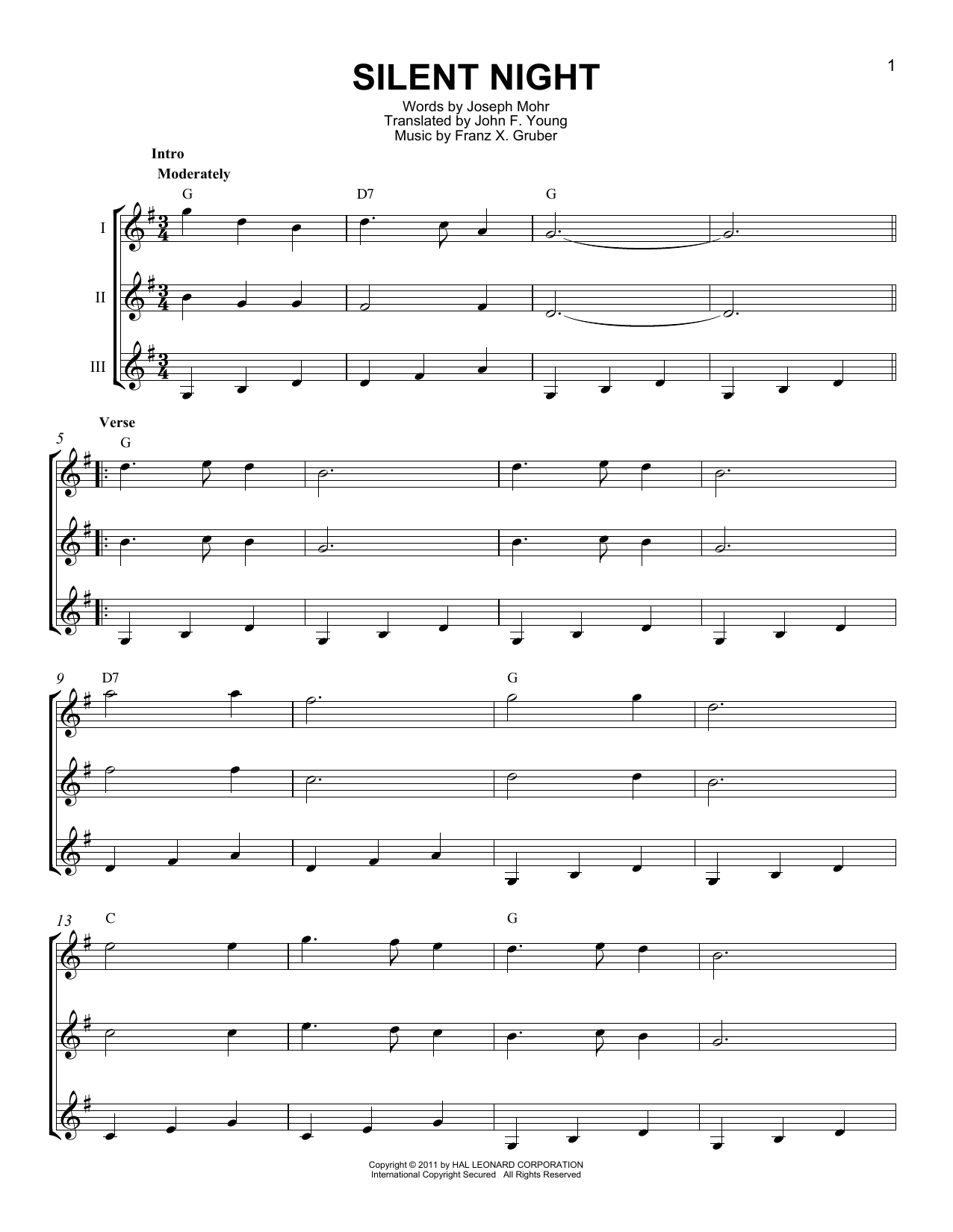 Product gallery: Page 1 of 1 Silent Night, Franz X. Gruber