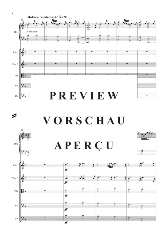 Product gallery: Page 9 of 21 Concerto for Portatif Orgue et Strings , , (String orchestra score)