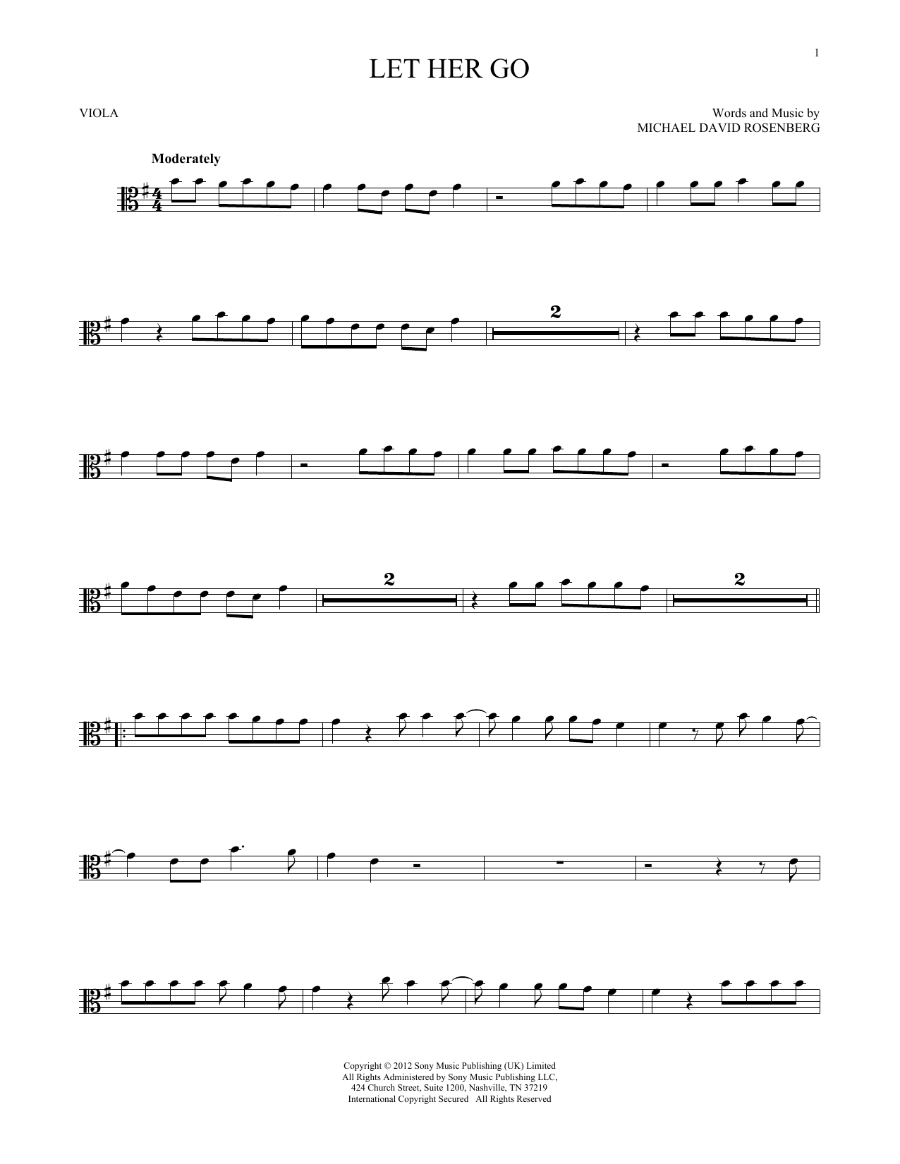 Product gallery: Page 1 of 1 Let Her Go, Passenger