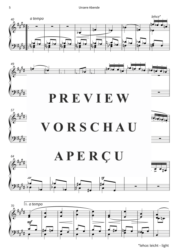 gallery: Auf verwachsenem Pfade, , (Klavier Solo)