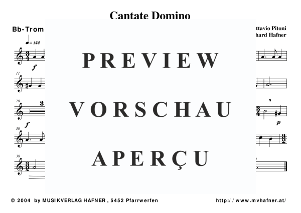 Produktgalerie: Seite 8 von 11 Cantate Domino, , (Blechbläser Quintett)
