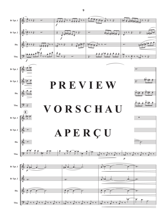 Produktgalerie: Seite 11 von 21 Three Sketches , , (Blechbläser Quartett)