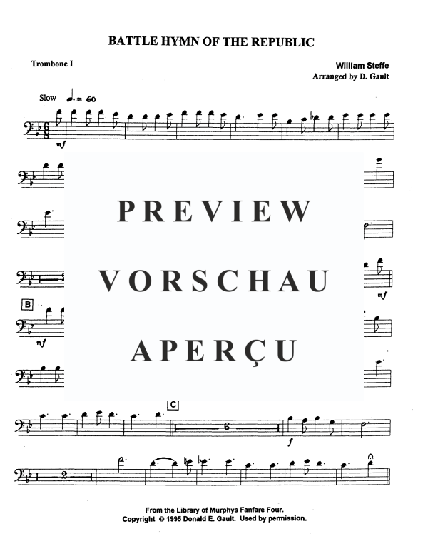 Produktgalerie: Seite 10 von 11 Battle Hymn of the Republic, , Blechbläser Quartett