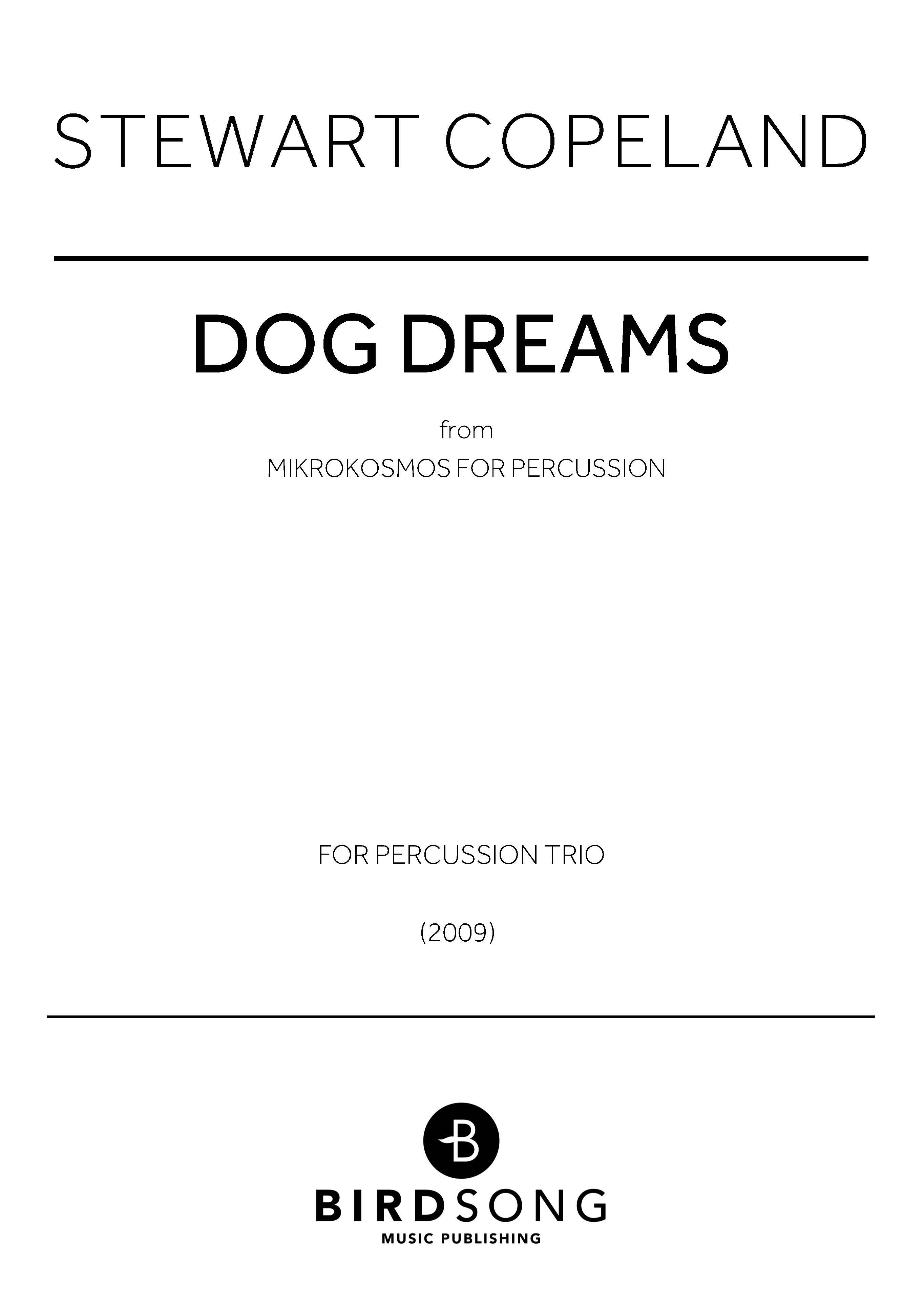 Produktbild zu: Dog Dreams (Mikrokosmos for Percussion)