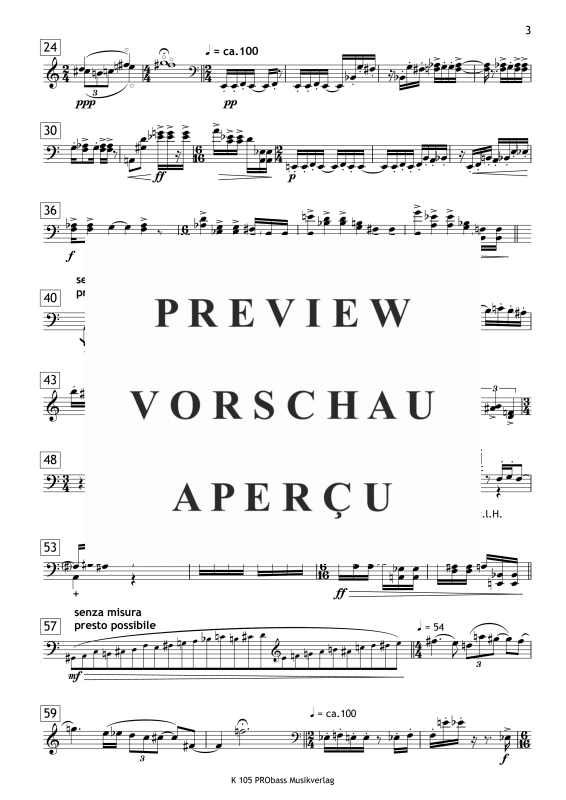 gallery: Capriccio für Kontrabass, , Double Bass Solo