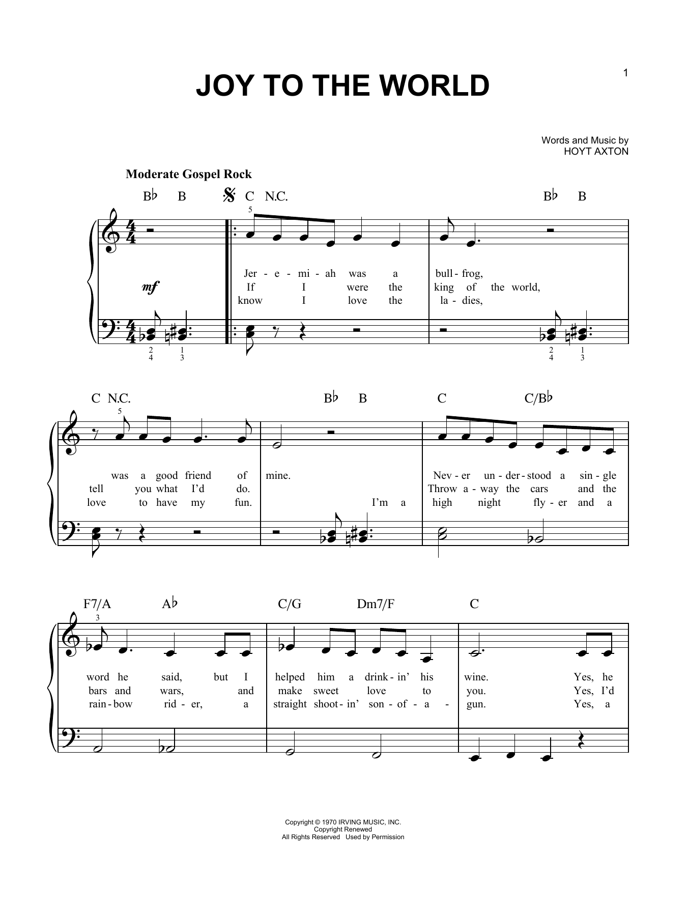 Produktbild zu: Joy To The World