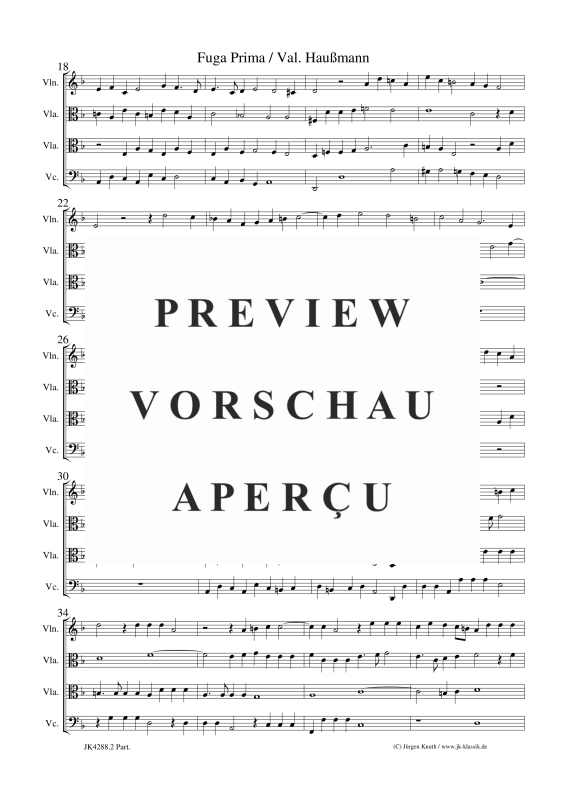 Produktgalerie: Seite 3 von 11 Fuga Prima, , Streicher Ensemble Violine, 2x Viola und Violoncello