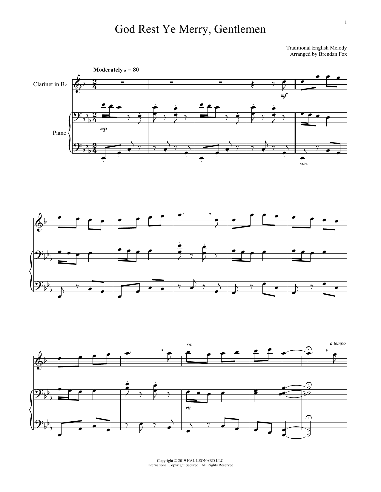 Produktbild zu: God Rest Ye Merry, Gentlemen