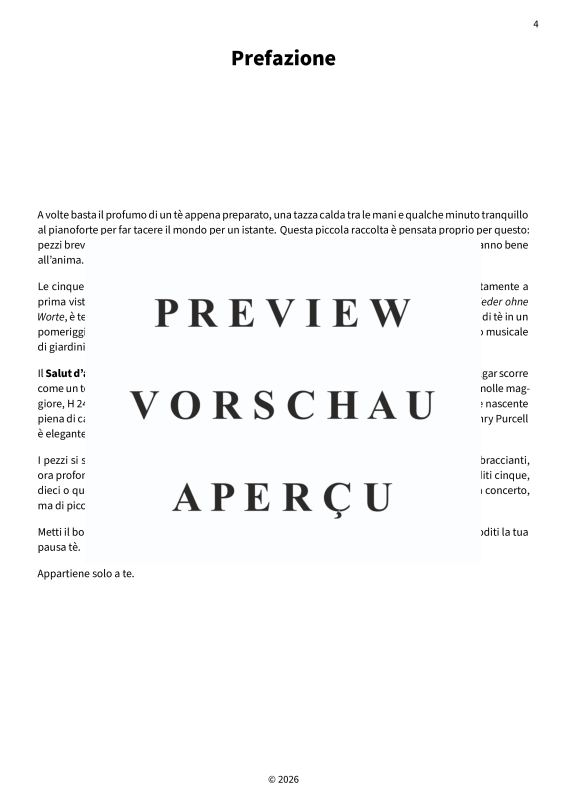 Produktgalerie: Seite 6 von 11 Pausa tè al pianoforte - Pezzi rilassanti semplificati per brevi pause, , Klavier Solo