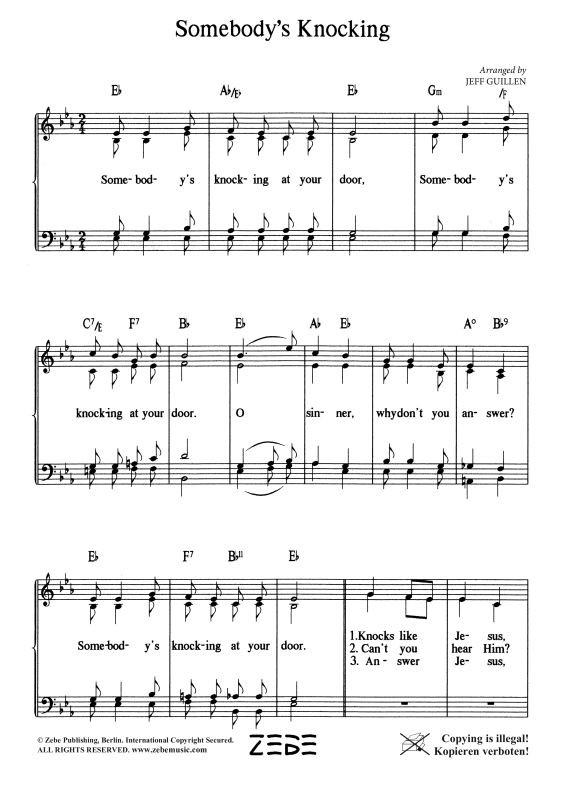 gallery: Somebody´s Knocking, , Gemischter Chor