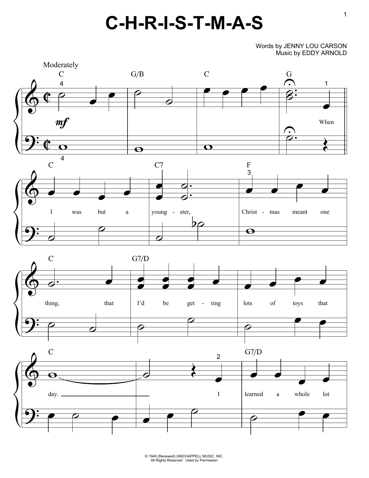 Product gallery: Page 1 of 1 C-H-R-I-S-T-M-A-S, Eddy Arnold