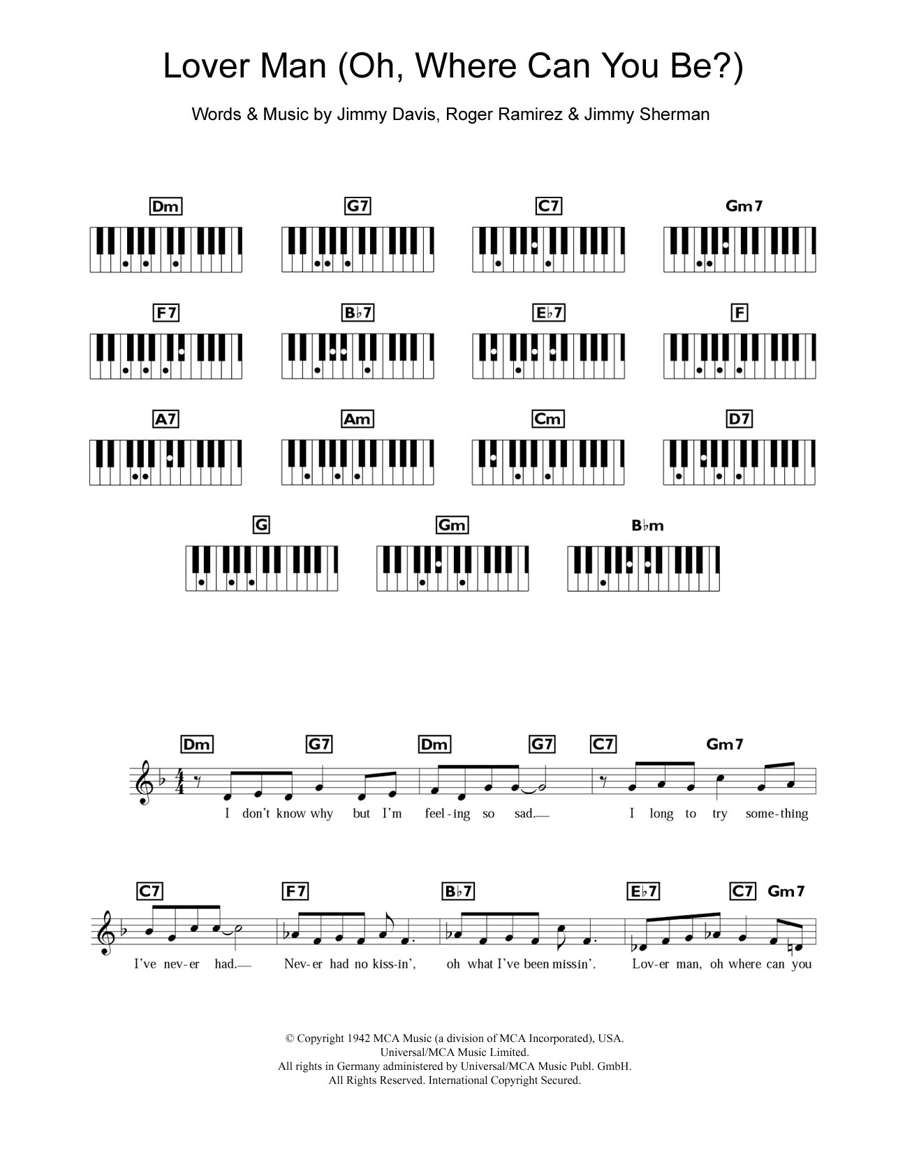 Produktbild zu: Lover Man (Oh, Where Can You Be)