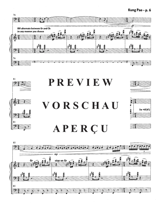 Product gallery: Page 10 of 21 Kung Pao , , (euphonium + organ)