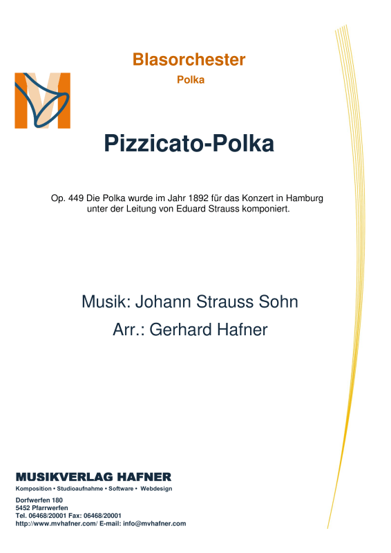Product picture to: Pizzicato-PolkaJohann Strauss (Sohn)