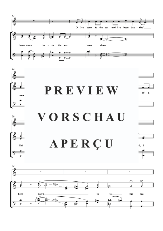 Produktgalerie: Seite 4 von 5 Hallelujah, I´ve Been Baptize, , Gemischter Chor