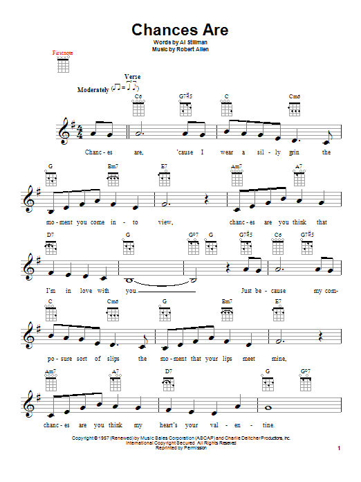 Product gallery: Page 1 of 1 Chances Are, Johnny Mathis