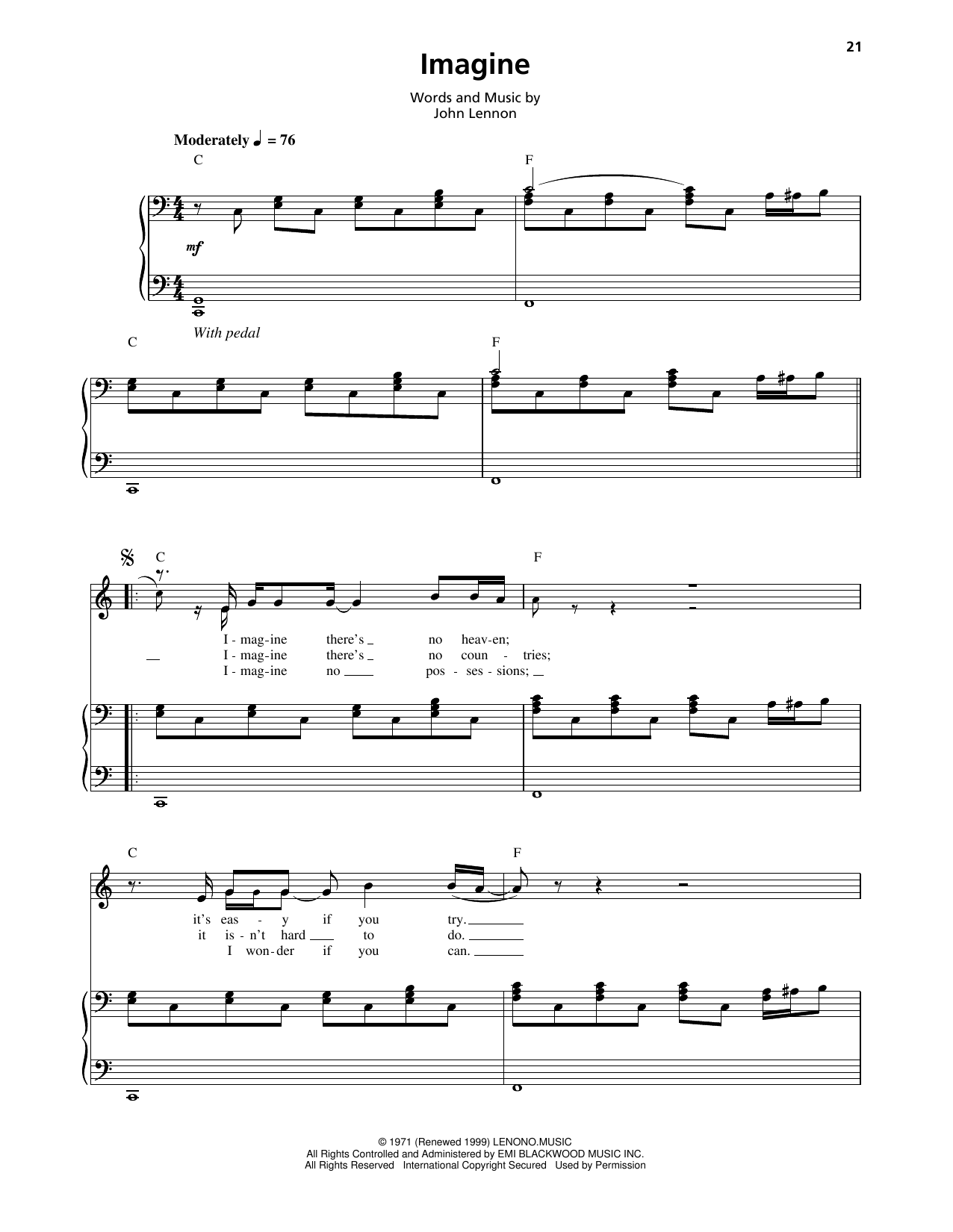 Produktgalerie: Seite 1 von 1 Imagine, John Lennon, Keyboard