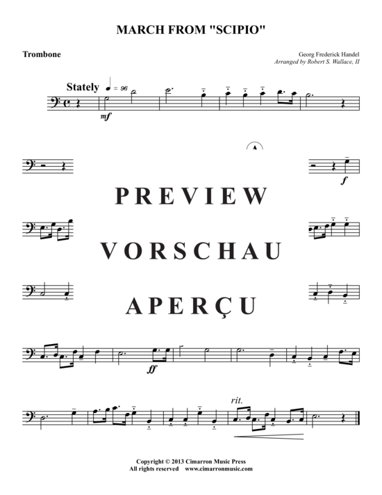 Produktgalerie: Seite 7 von 8 Marsch aus Scipio , , (Blechbläser-Quintett)