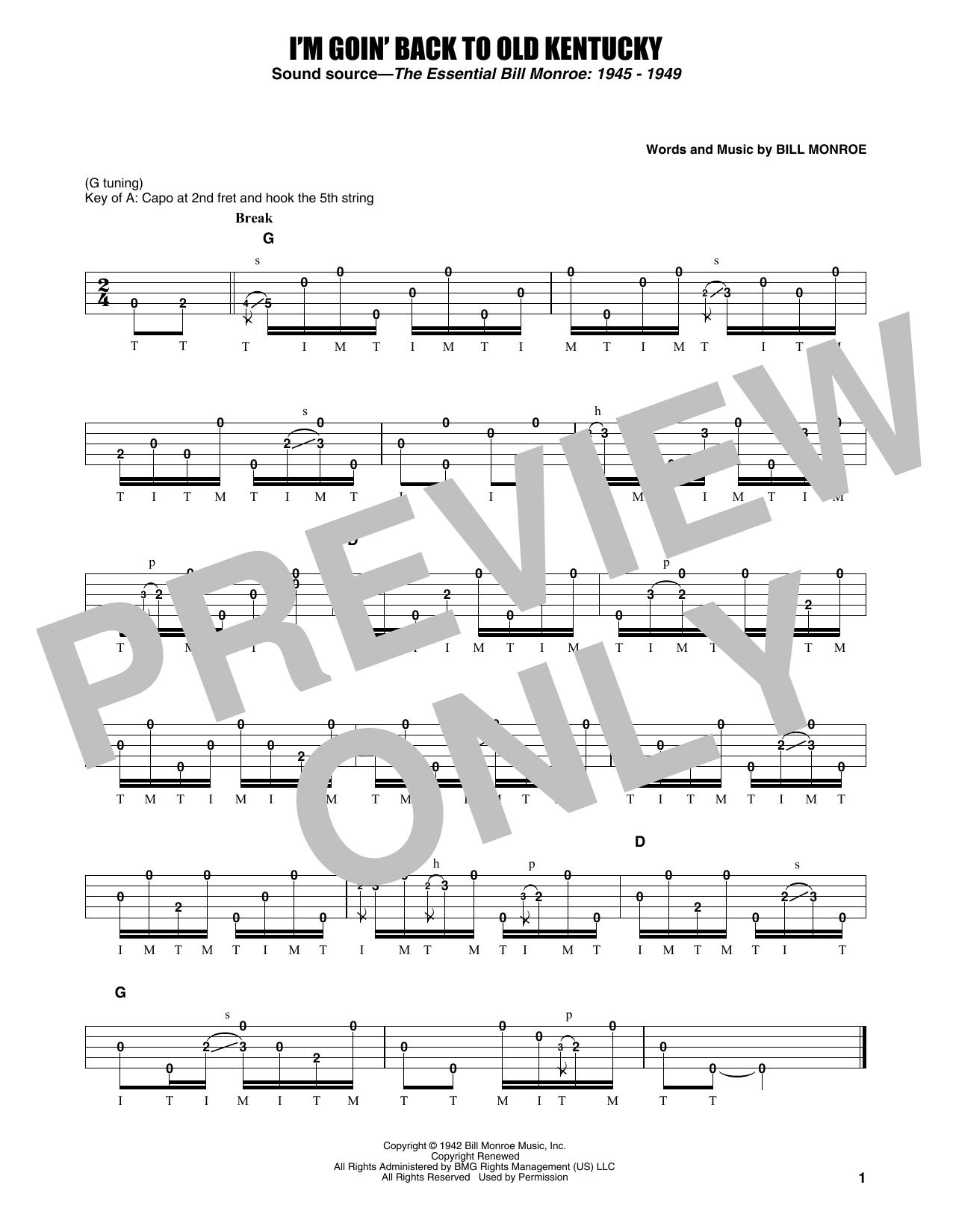 Product gallery: Page 1 of 1 I'm Goin' Back To Old Kentucky, Earl Scruggs