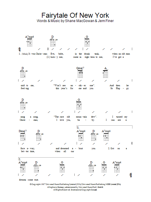 Product gallery: Page 1 of 1 Fairytale Of New York, The Pogues & Kirsty MacColl