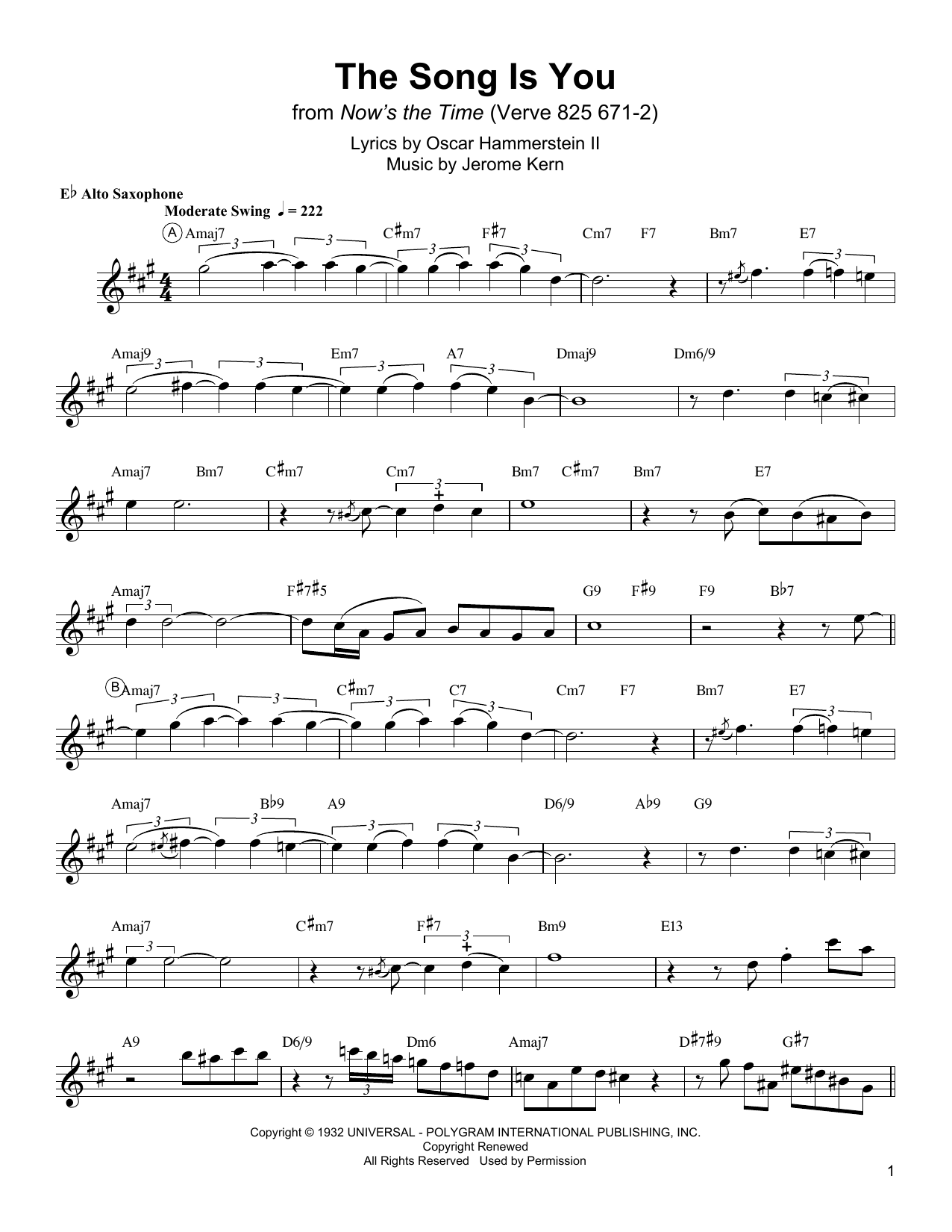 Product gallery: Page 1 of 1 The Song Is You, Charlie Parker