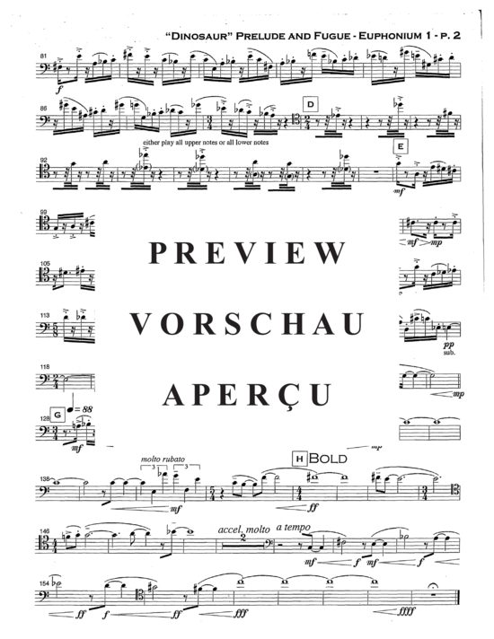 Product gallery: Page 16 of 21 Dinosaur Prelude and Fugue , , (Tuba Quartett EETT)