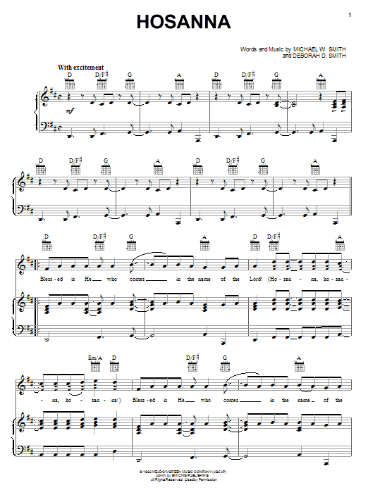 Produktbild zu: Hosanna