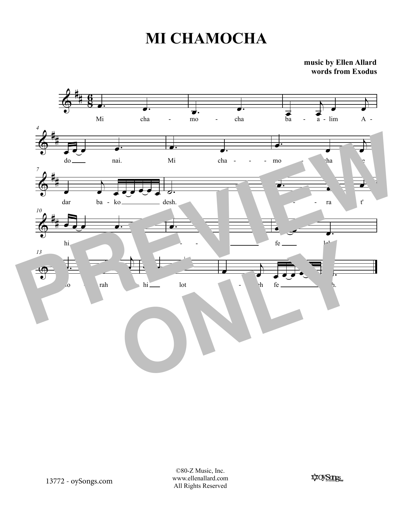 Produktgalerie: Seite 1 von 1 Mi Chamocha, Ellen Allard, Melodieinstrument
