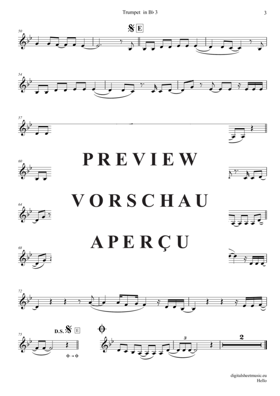Produktgalerie: Seite 15 von 18 Hello , Adele, (Trompeten Trio + Klavier)