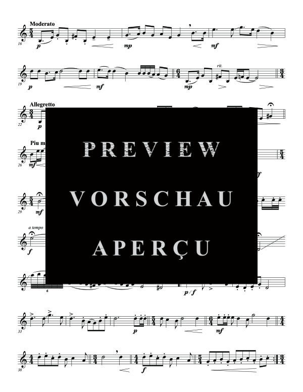 Product gallery: Page 6 of 11 Three Pieces, , (Klarinette Solo)