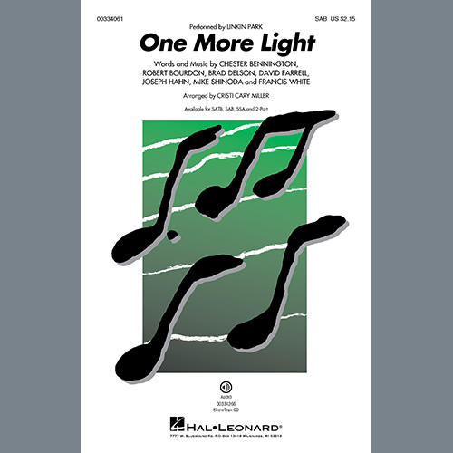 Produktbild zu: One More Light (arr. Cristi Cary Miller)