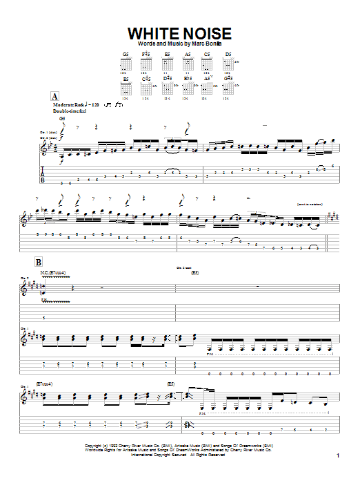Produktgalerie: Seite 1 von 1 White Noise, Marc Bonilla, Gitarre