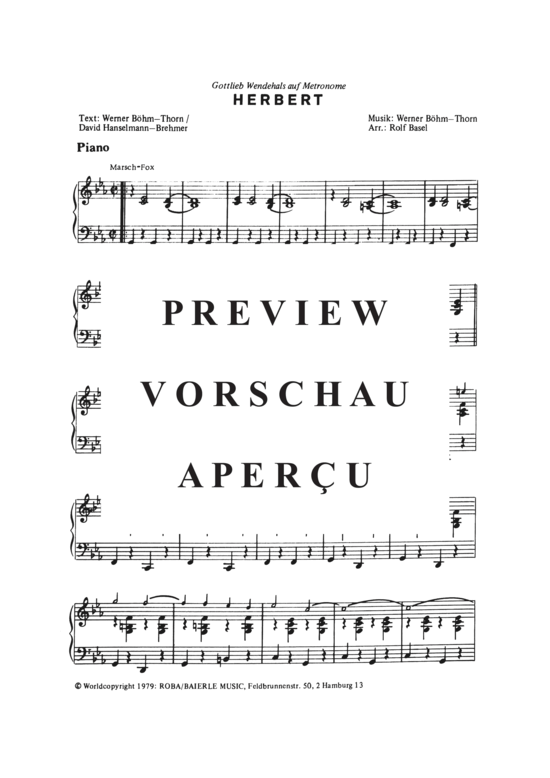 Produktgalerie: Seite 4 von 18 Herbert , Wendehals, Gottlieb, (Combo-Band)